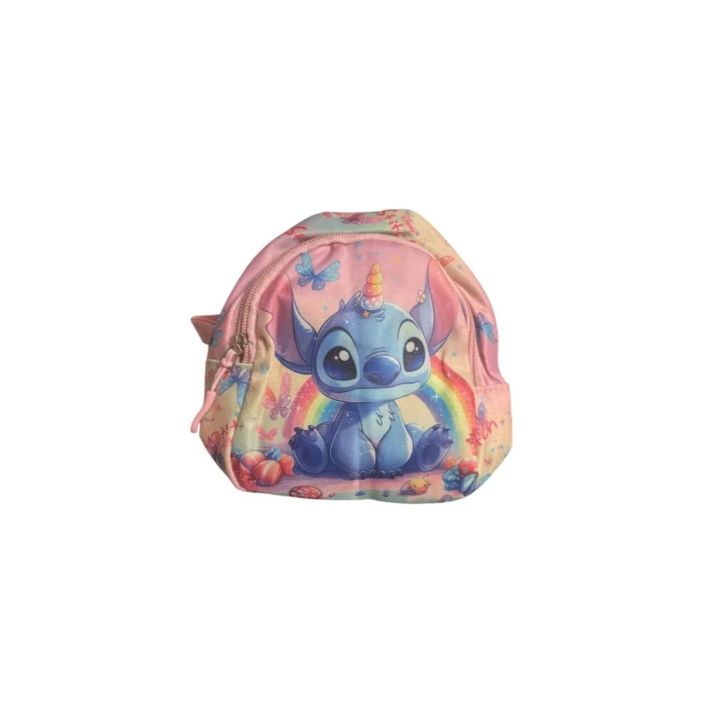 Disney Stitch Kids Crossbody Bag – Cute Mini Shoulder Purse Pink